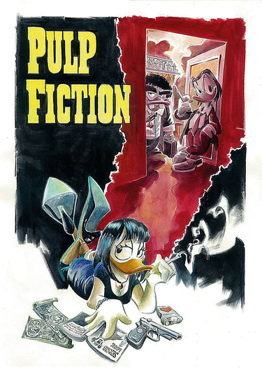 Pulp Fiction - signeret kunsttryk - Paolo Mottura